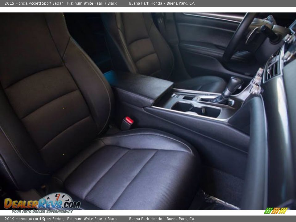 2019 Honda Accord Sport Sedan Platinum White Pearl / Black Photo #24