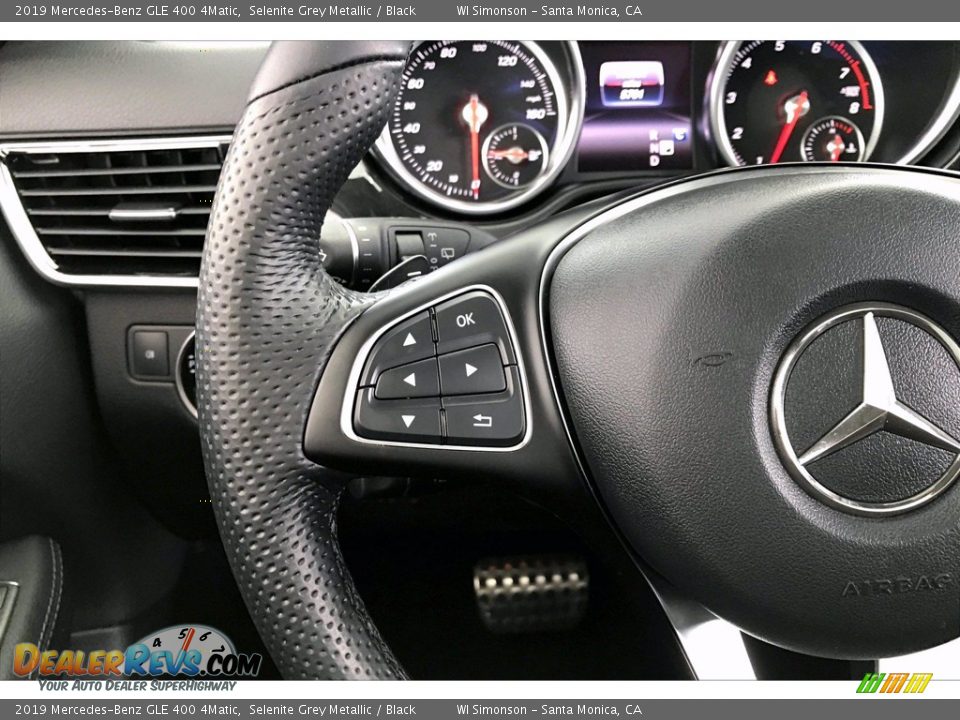 2019 Mercedes-Benz GLE 400 4Matic Selenite Grey Metallic / Black Photo #21