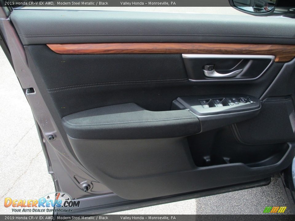 2019 Honda CR-V EX AWD Modern Steel Metallic / Black Photo #10