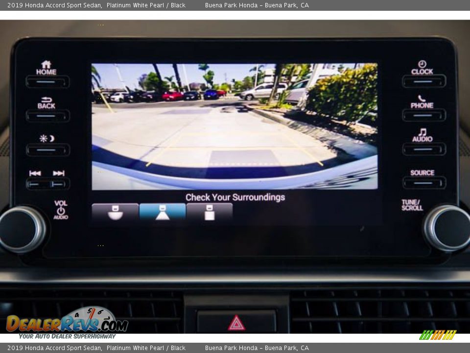 2019 Honda Accord Sport Sedan Platinum White Pearl / Black Photo #26