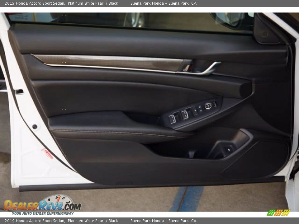 2019 Honda Accord Sport Sedan Platinum White Pearl / Black Photo #28