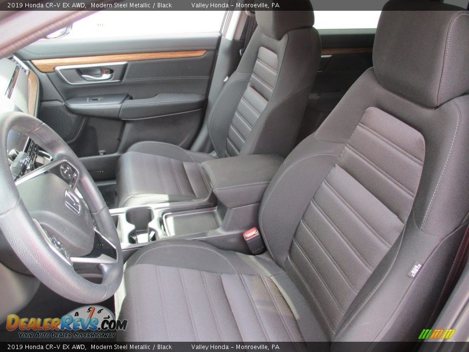 2019 Honda CR-V EX AWD Modern Steel Metallic / Black Photo #12