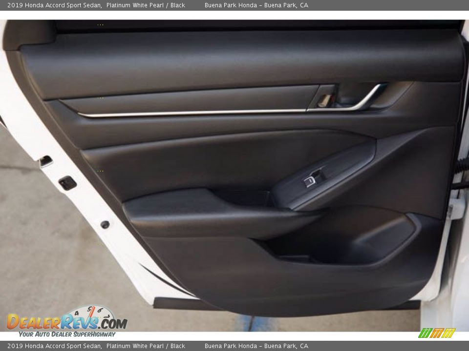 2019 Honda Accord Sport Sedan Platinum White Pearl / Black Photo #30