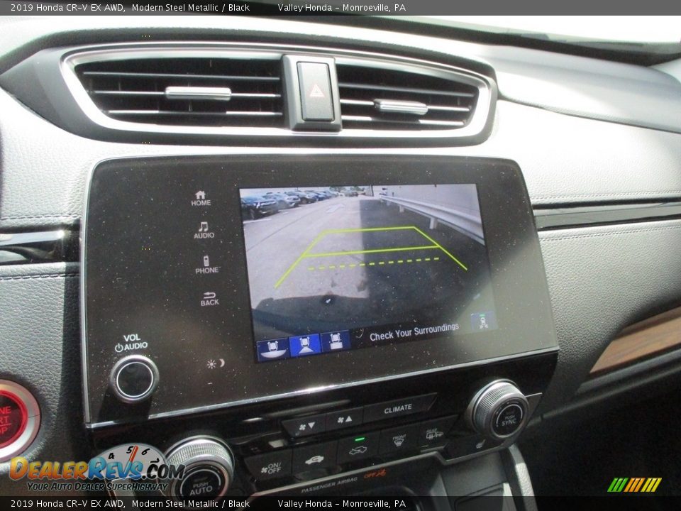 2019 Honda CR-V EX AWD Modern Steel Metallic / Black Photo #16