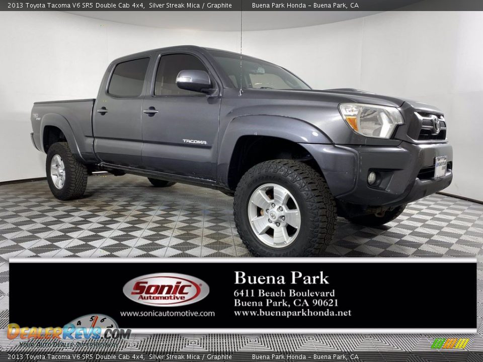 2013 Toyota Tacoma V6 SR5 Double Cab 4x4 Silver Streak Mica / Graphite Photo #1