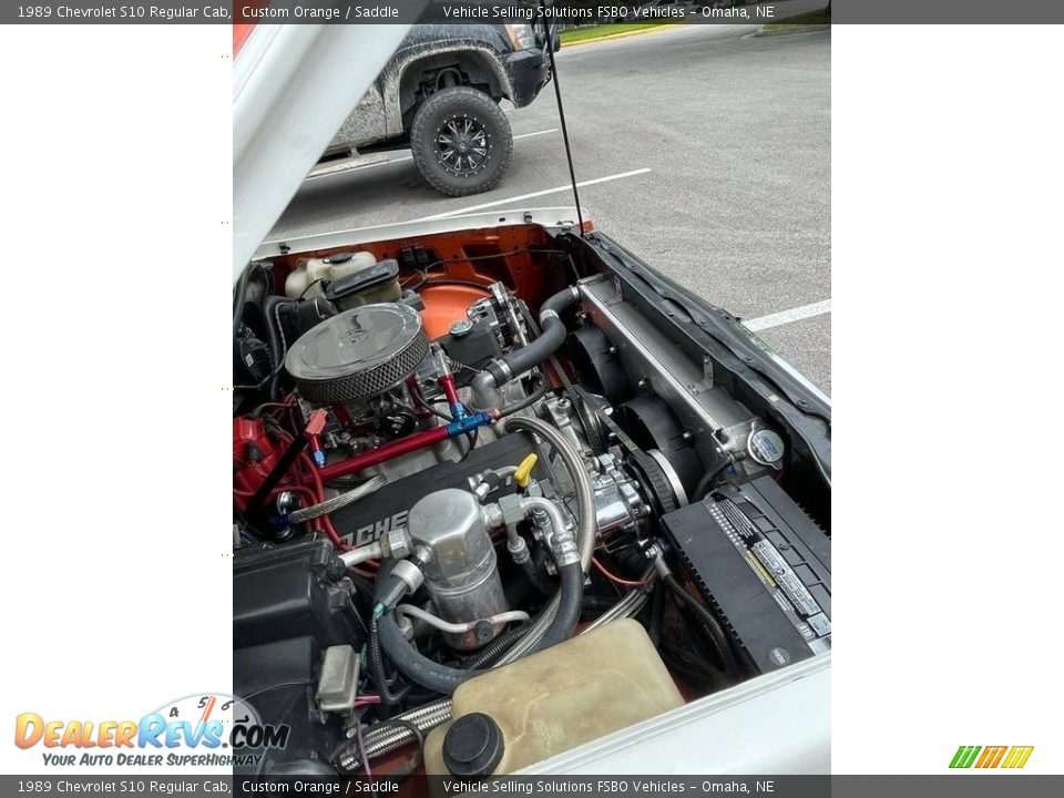 1989 Chevrolet S10 Regular Cab Custom Orange / Saddle Photo #12