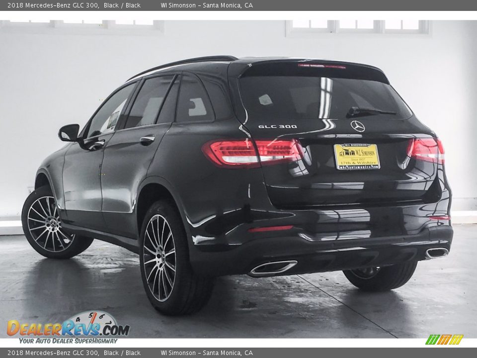 2018 Mercedes-Benz GLC 300 Black / Black Photo #3