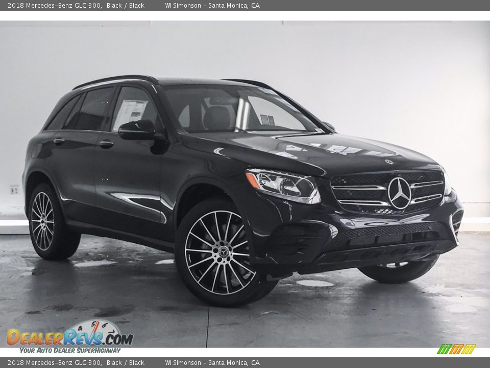 2018 Mercedes-Benz GLC 300 Black / Black Photo #12