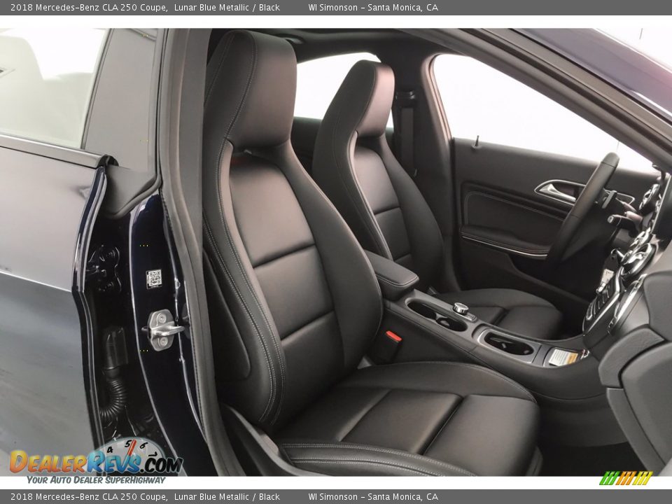 2018 Mercedes-Benz CLA 250 Coupe Lunar Blue Metallic / Black Photo #2