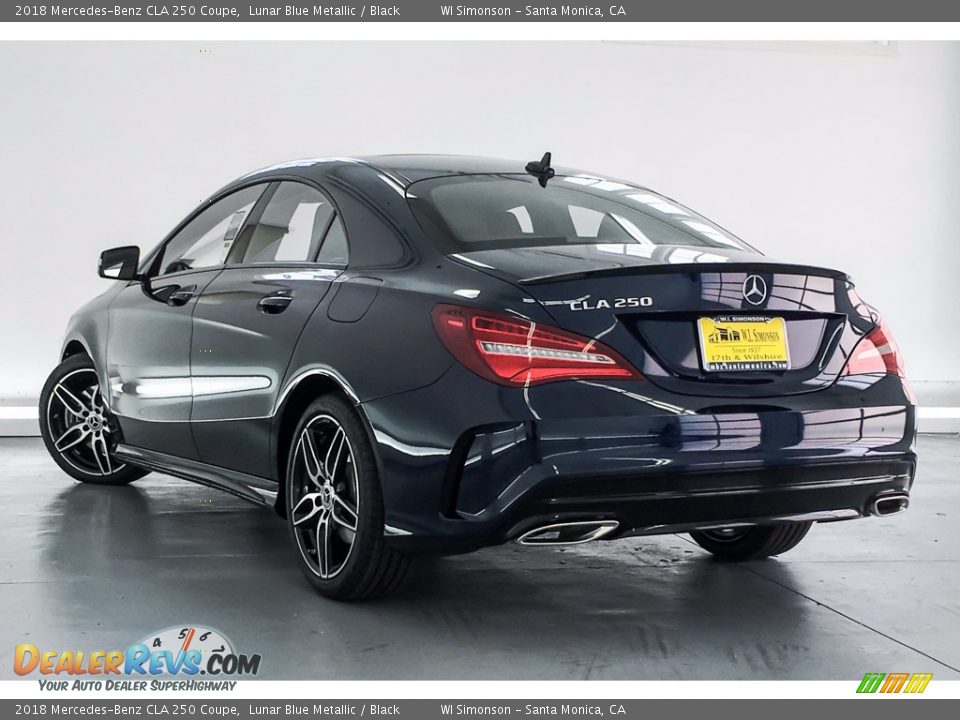 2018 Mercedes-Benz CLA 250 Coupe Lunar Blue Metallic / Black Photo #3