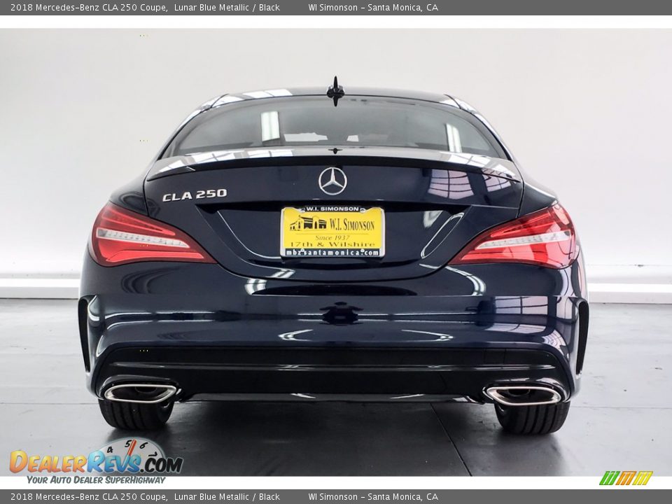2018 Mercedes-Benz CLA 250 Coupe Lunar Blue Metallic / Black Photo #4