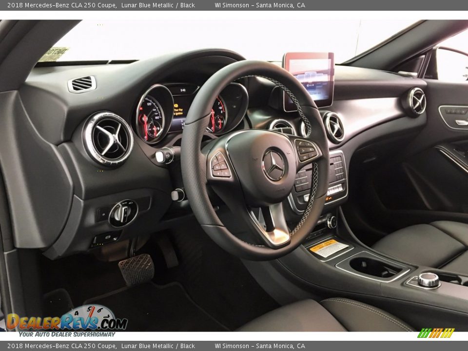 2018 Mercedes-Benz CLA 250 Coupe Lunar Blue Metallic / Black Photo #5