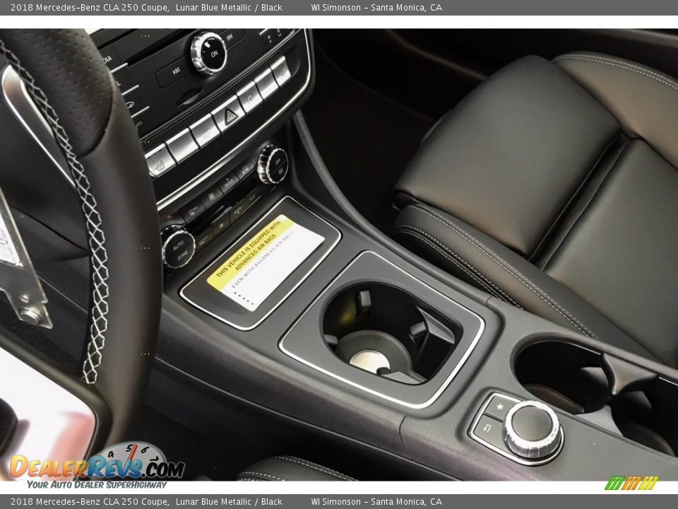2018 Mercedes-Benz CLA 250 Coupe Lunar Blue Metallic / Black Photo #7