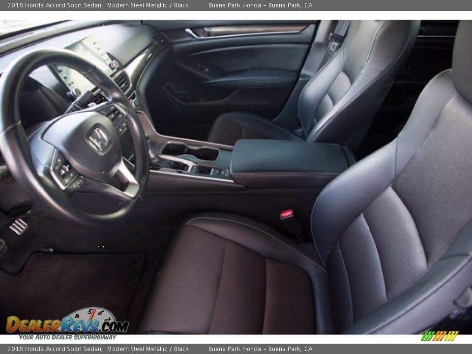 2018 Honda Accord Sport Sedan Modern Steel Metallic / Black Photo #3