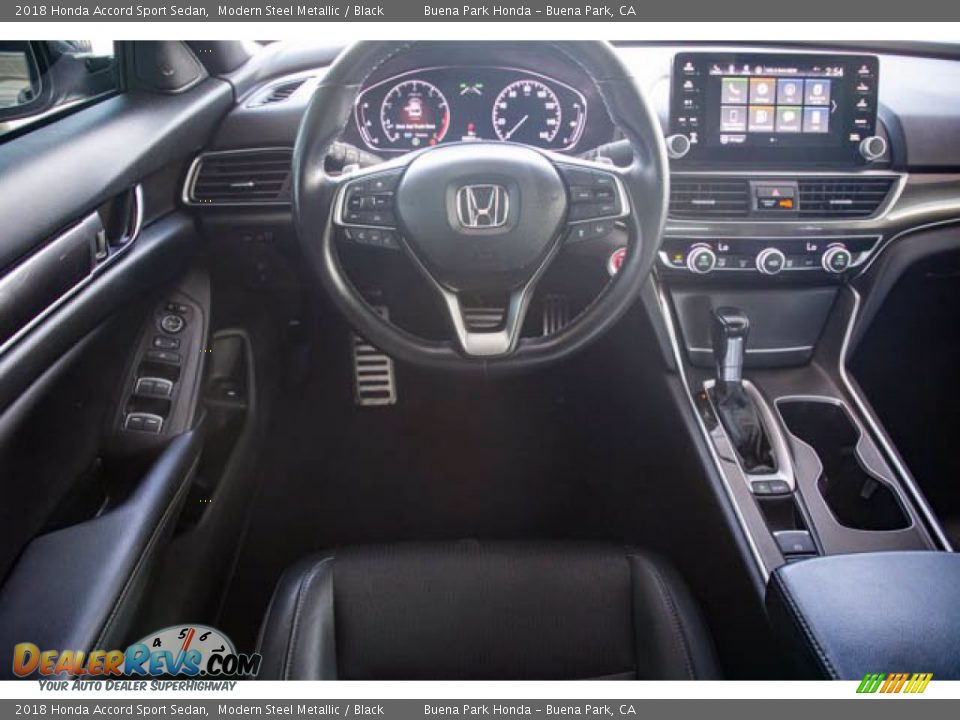 2018 Honda Accord Sport Sedan Modern Steel Metallic / Black Photo #5