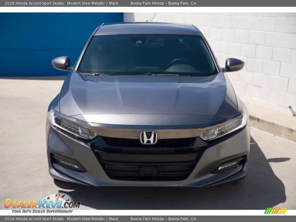 2018 Honda Accord Sport Sedan Modern Steel Metallic / Black Photo #7