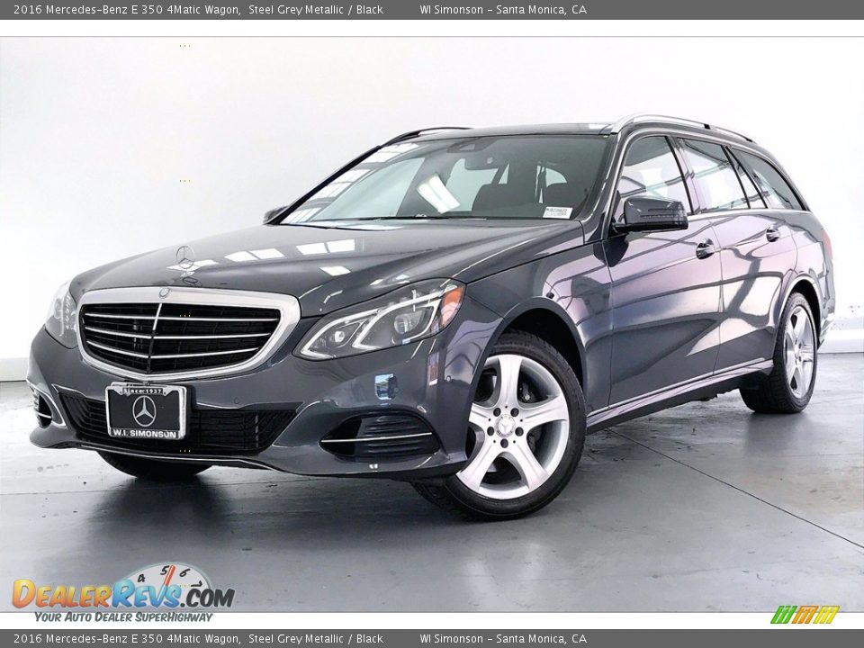 2016 Mercedes-Benz E 350 4Matic Wagon Steel Grey Metallic / Black Photo #12