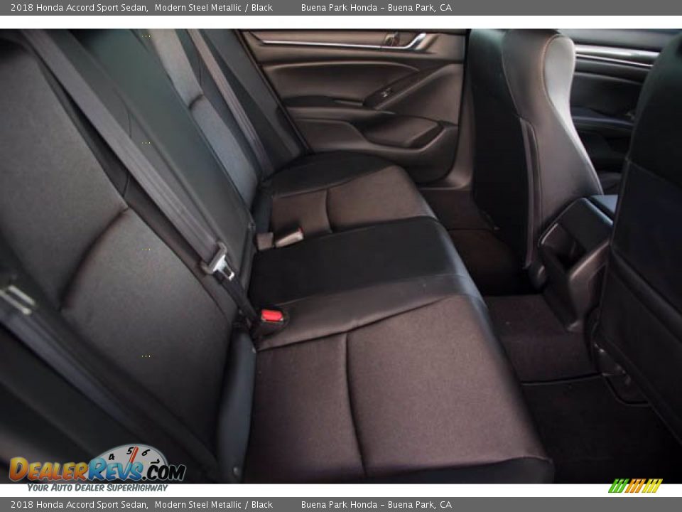 2018 Honda Accord Sport Sedan Modern Steel Metallic / Black Photo #19