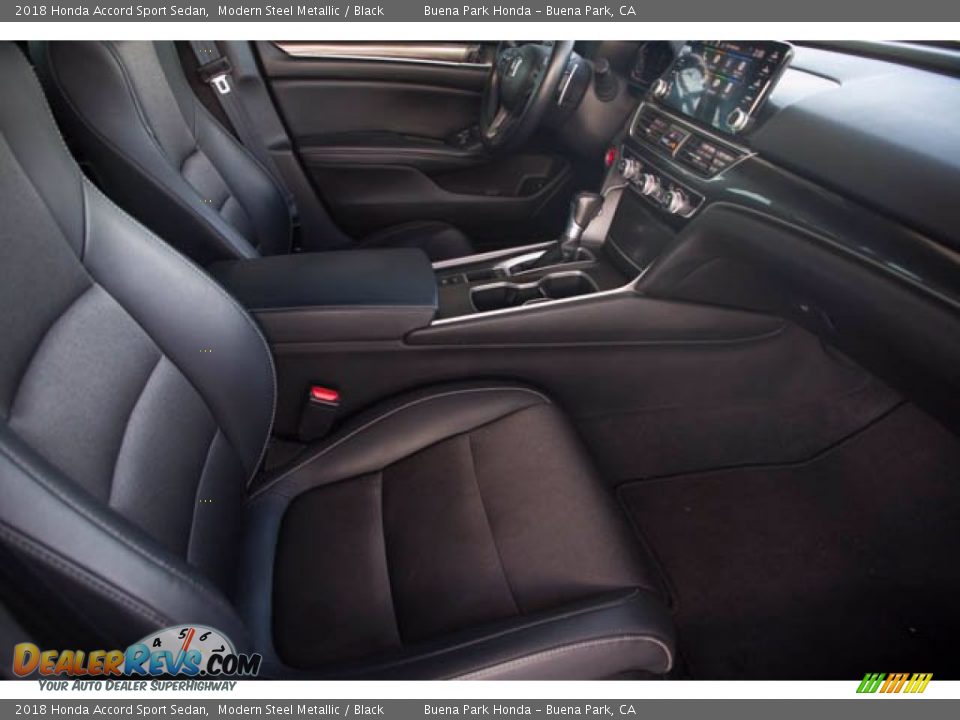 2018 Honda Accord Sport Sedan Modern Steel Metallic / Black Photo #21
