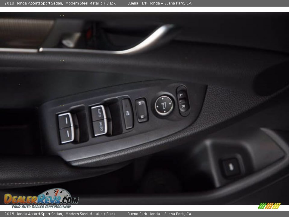 2018 Honda Accord Sport Sedan Modern Steel Metallic / Black Photo #27