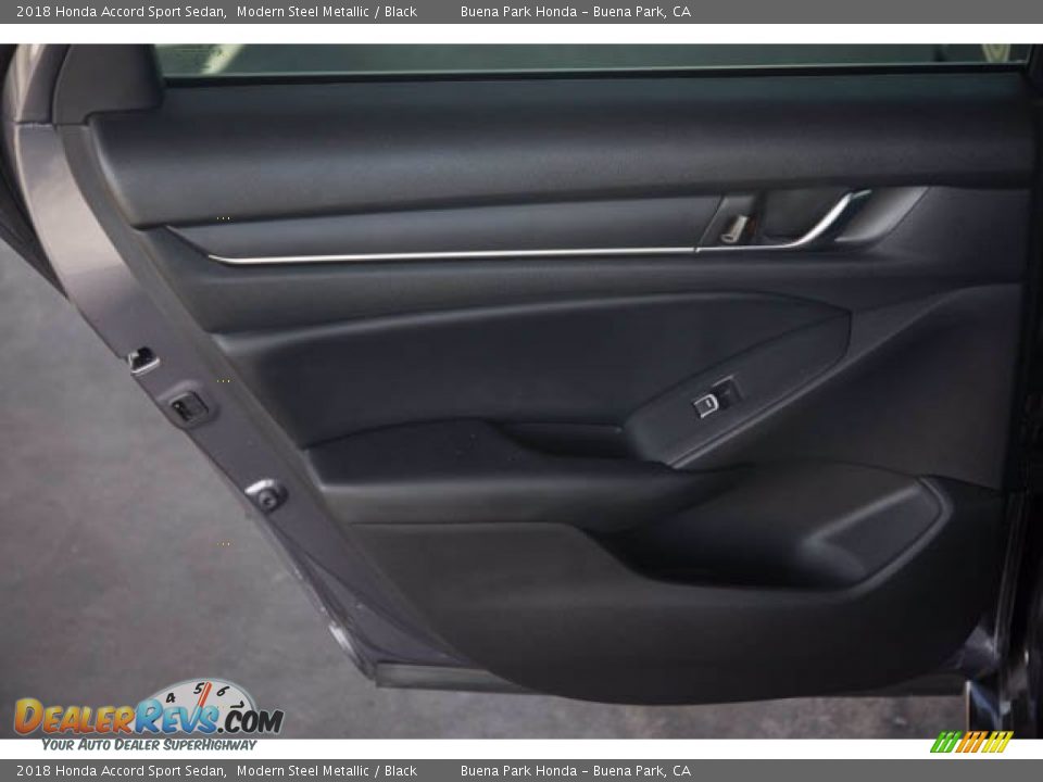 2018 Honda Accord Sport Sedan Modern Steel Metallic / Black Photo #28