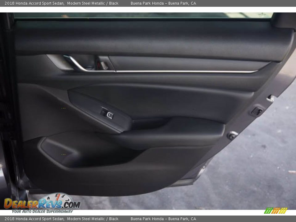 2018 Honda Accord Sport Sedan Modern Steel Metallic / Black Photo #29