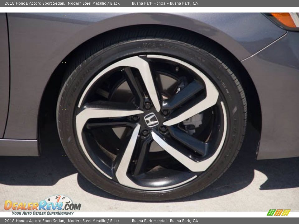 2018 Honda Accord Sport Sedan Modern Steel Metallic / Black Photo #32