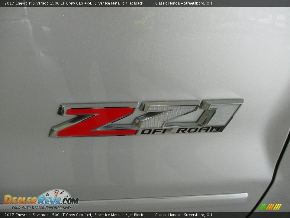 2017 Chevrolet Silverado 1500 LT Crew Cab 4x4 Silver Ice Metallic / Jet Black Photo #6
