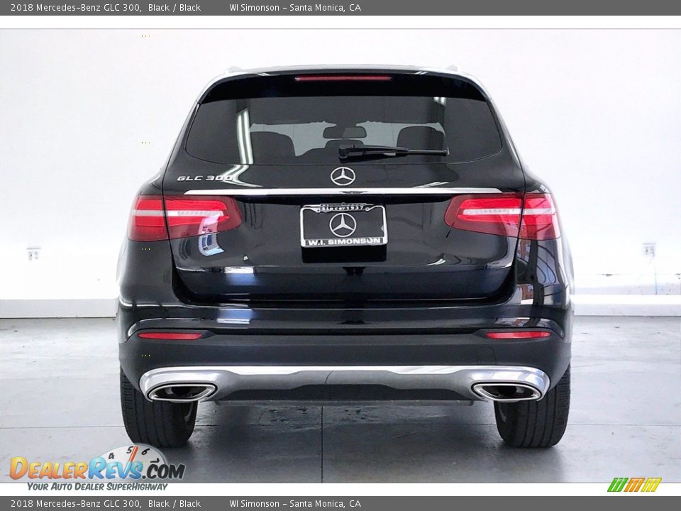 2018 Mercedes-Benz GLC 300 Black / Black Photo #3