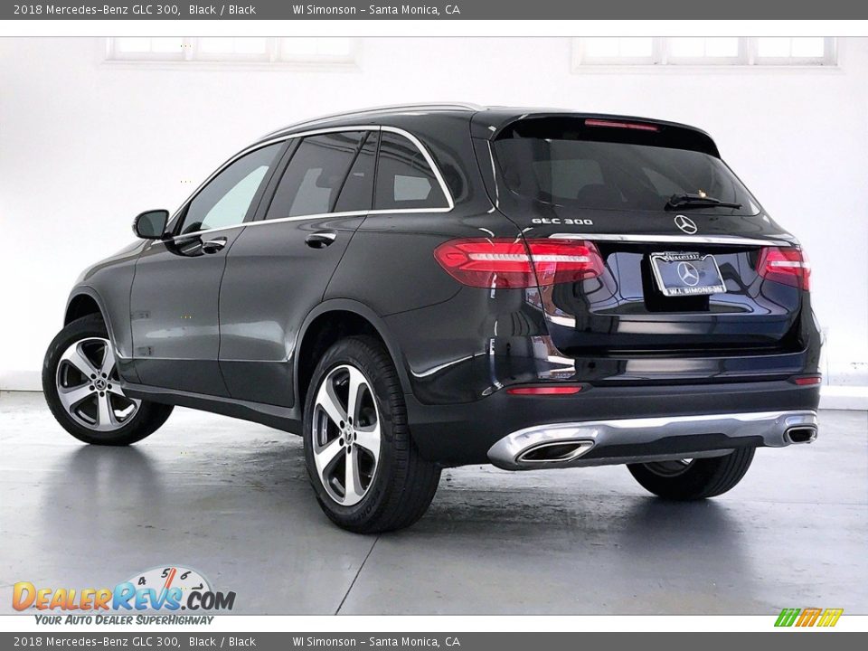 2018 Mercedes-Benz GLC 300 Black / Black Photo #10