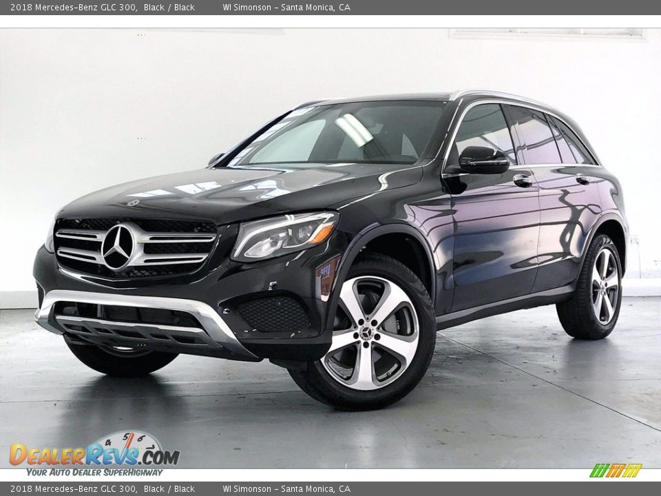 2018 Mercedes-Benz GLC 300 Black / Black Photo #12