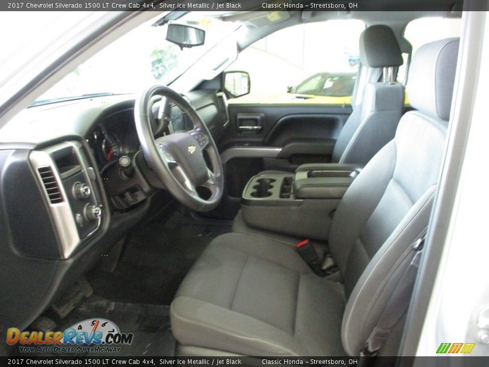 2017 Chevrolet Silverado 1500 LT Crew Cab 4x4 Silver Ice Metallic / Jet Black Photo #29