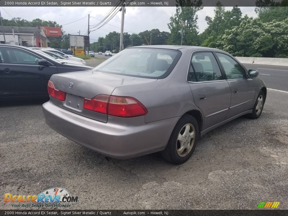 2000 Honda Accord EX Sedan Signet Silver Metallic / Quartz Photo #4