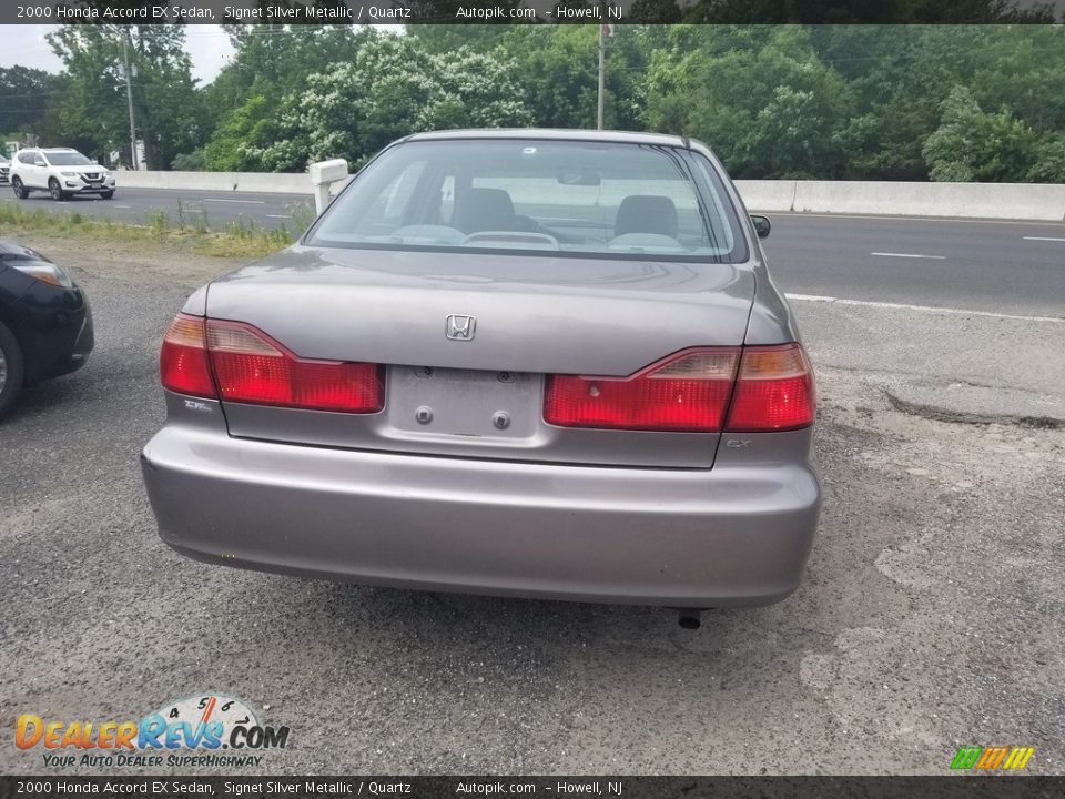 2000 Honda Accord EX Sedan Signet Silver Metallic / Quartz Photo #5