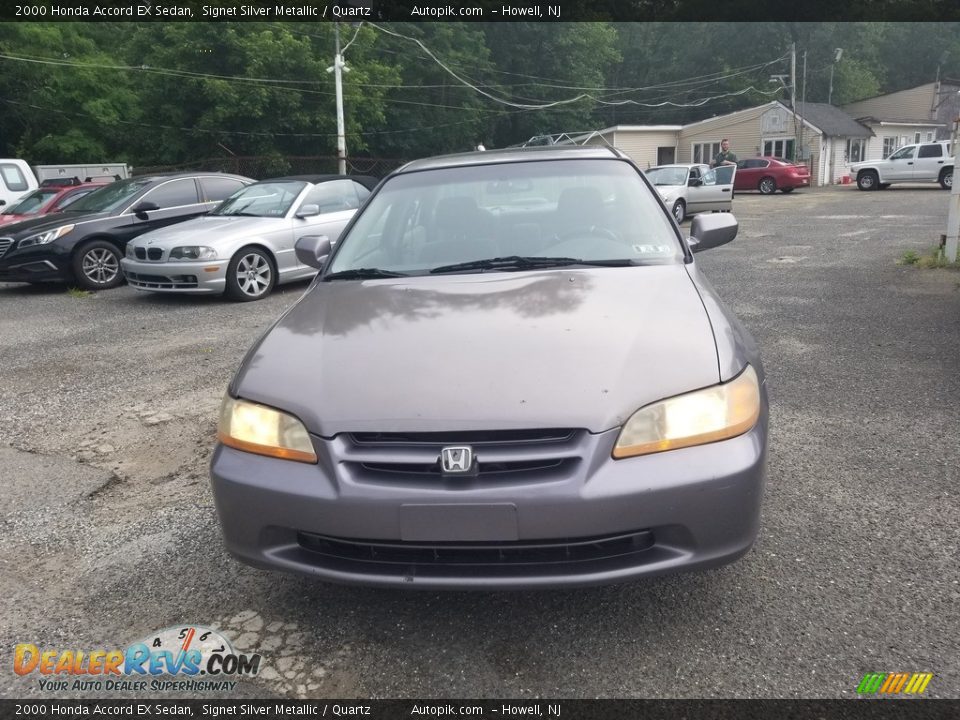 2000 Honda Accord EX Sedan Signet Silver Metallic / Quartz Photo #8