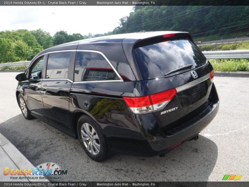 2014 Honda Odyssey EX-L Crystal Black Pearl / Gray Photo #12
