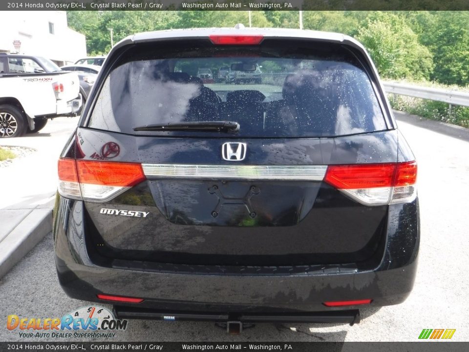2014 Honda Odyssey EX-L Crystal Black Pearl / Gray Photo #13