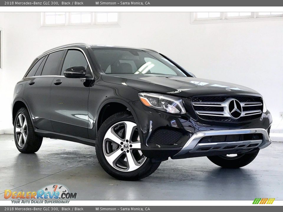 2018 Mercedes-Benz GLC 300 Black / Black Photo #34