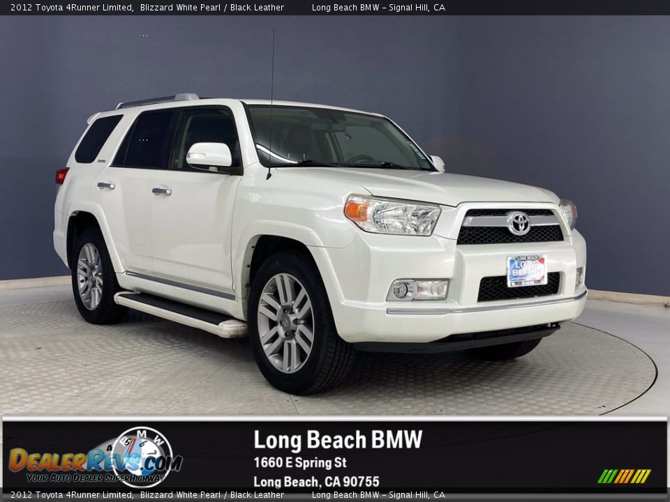 2012 Toyota 4Runner Limited Blizzard White Pearl / Black Leather Photo #1