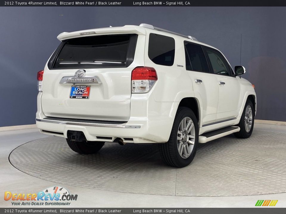 2012 Toyota 4Runner Limited Blizzard White Pearl / Black Leather Photo #5