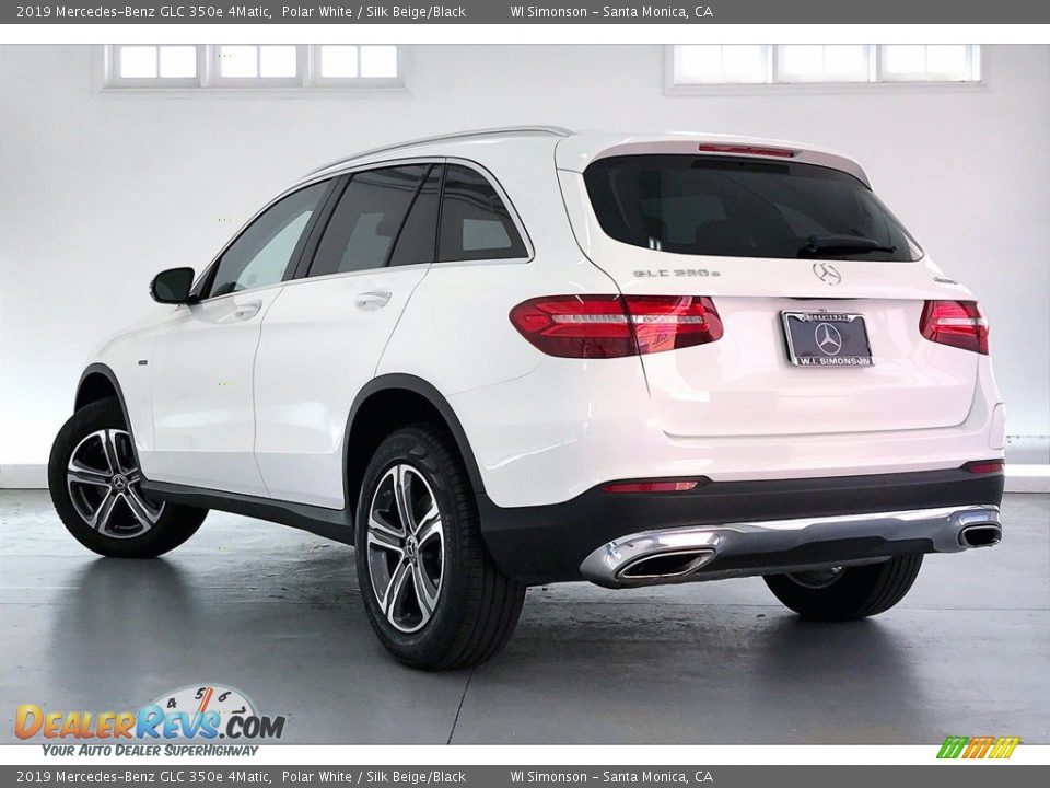 2019 Mercedes-Benz GLC 350e 4Matic Polar White / Silk Beige/Black Photo #10