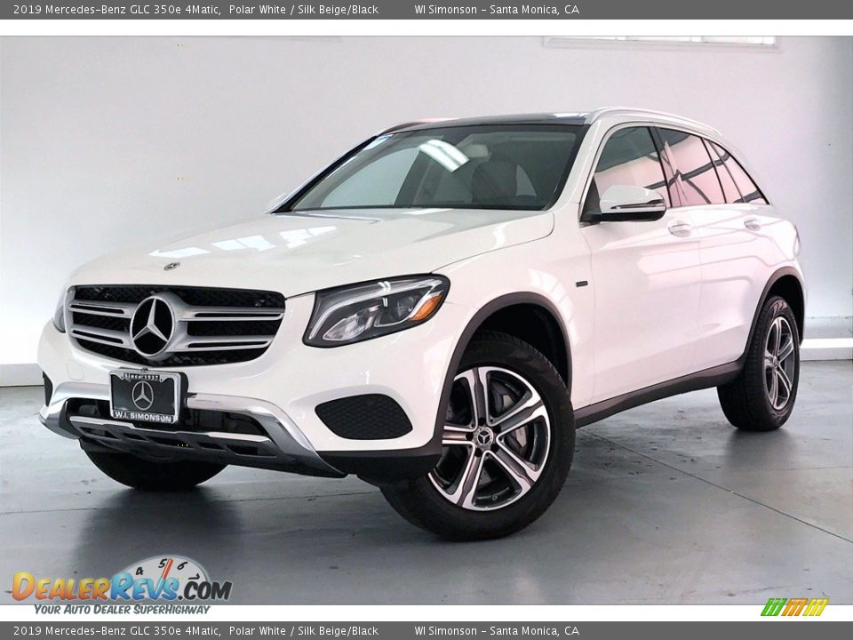 2019 Mercedes-Benz GLC 350e 4Matic Polar White / Silk Beige/Black Photo #12