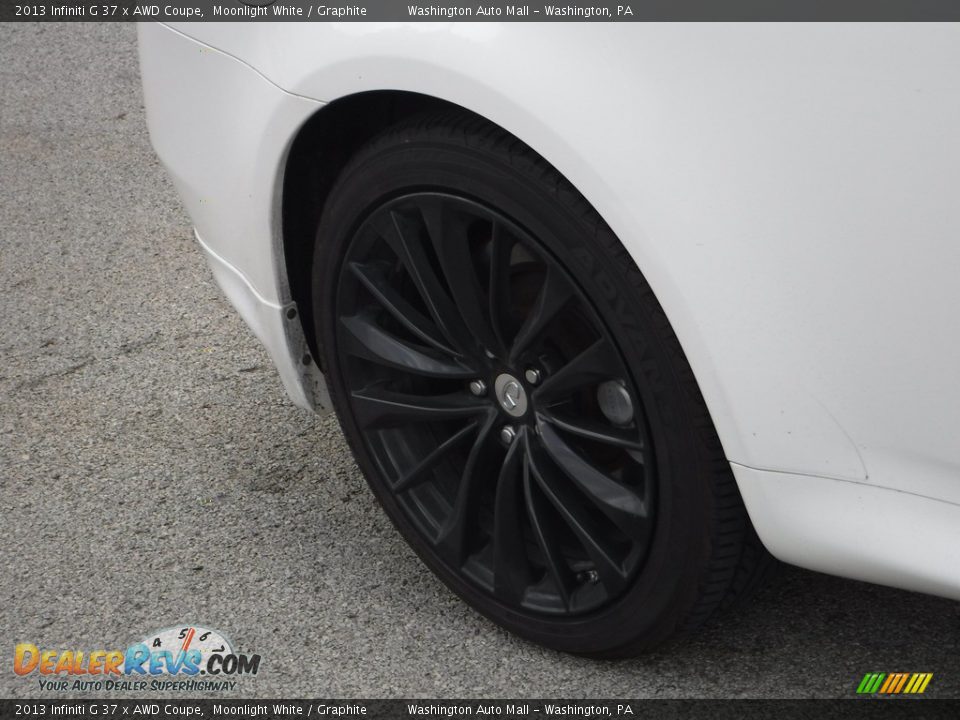 2013 Infiniti G 37 x AWD Coupe Moonlight White / Graphite Photo #11