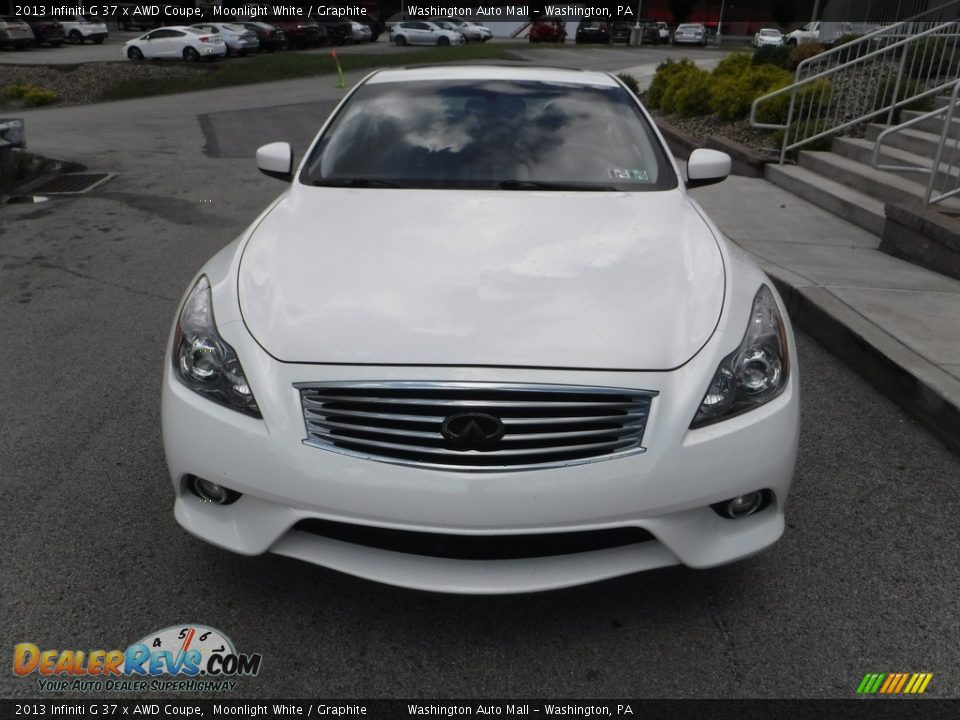 2013 Infiniti G 37 x AWD Coupe Moonlight White / Graphite Photo #12