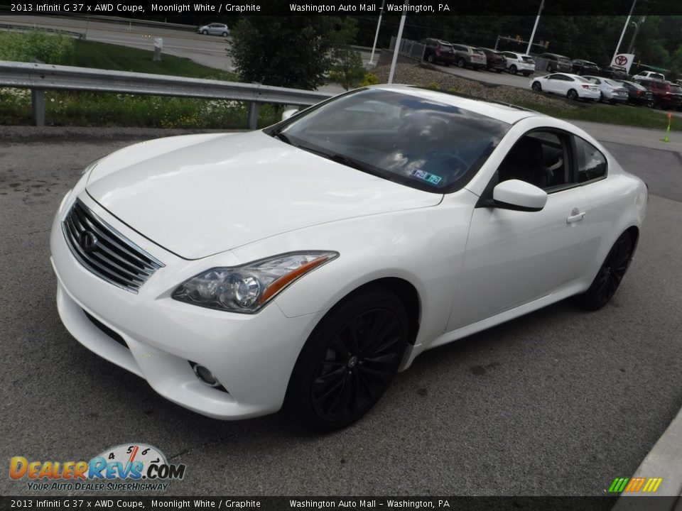 2013 Infiniti G 37 x AWD Coupe Moonlight White / Graphite Photo #13