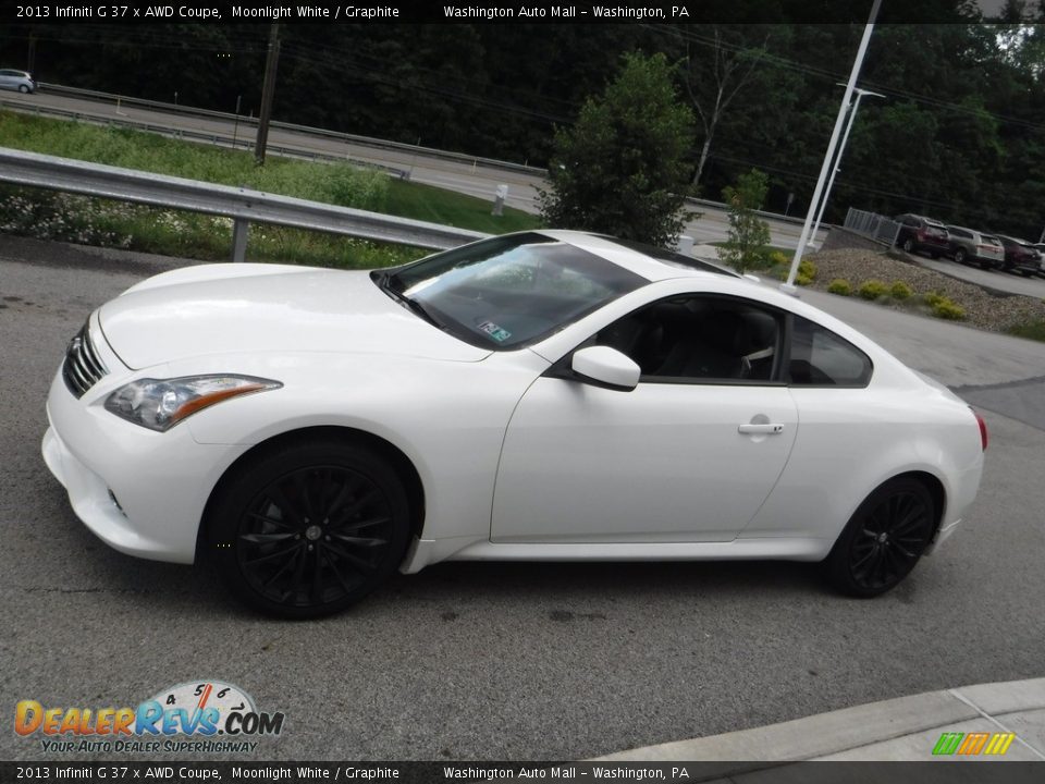 2013 Infiniti G 37 x AWD Coupe Moonlight White / Graphite Photo #14