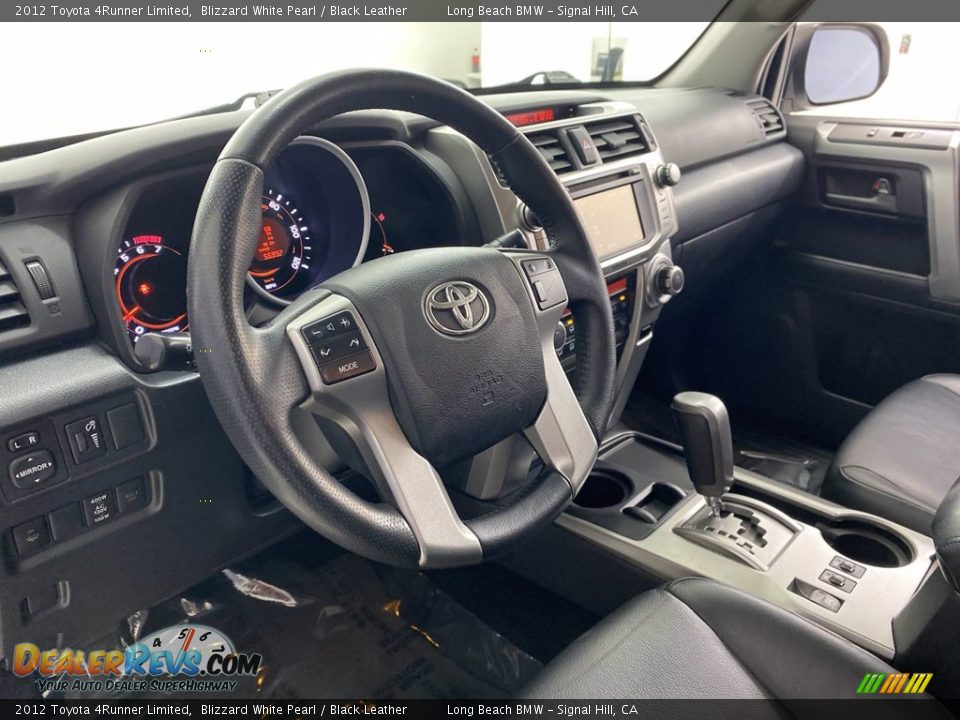 2012 Toyota 4Runner Limited Blizzard White Pearl / Black Leather Photo #15