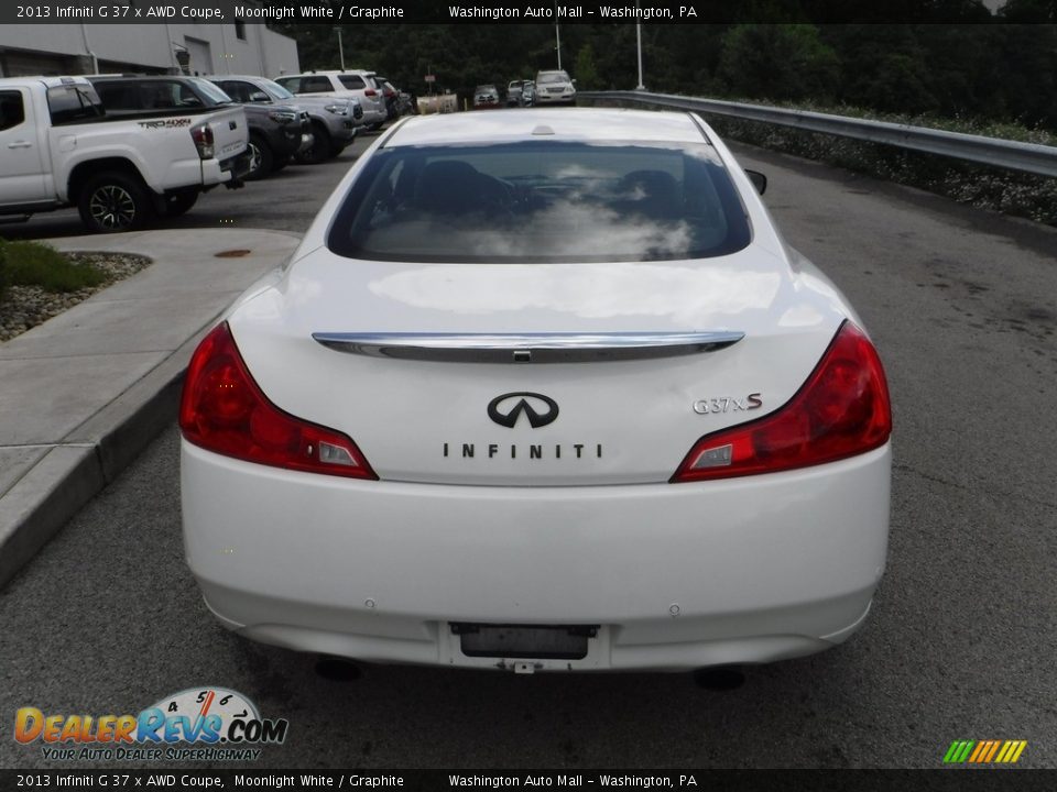 2013 Infiniti G 37 x AWD Coupe Moonlight White / Graphite Photo #16