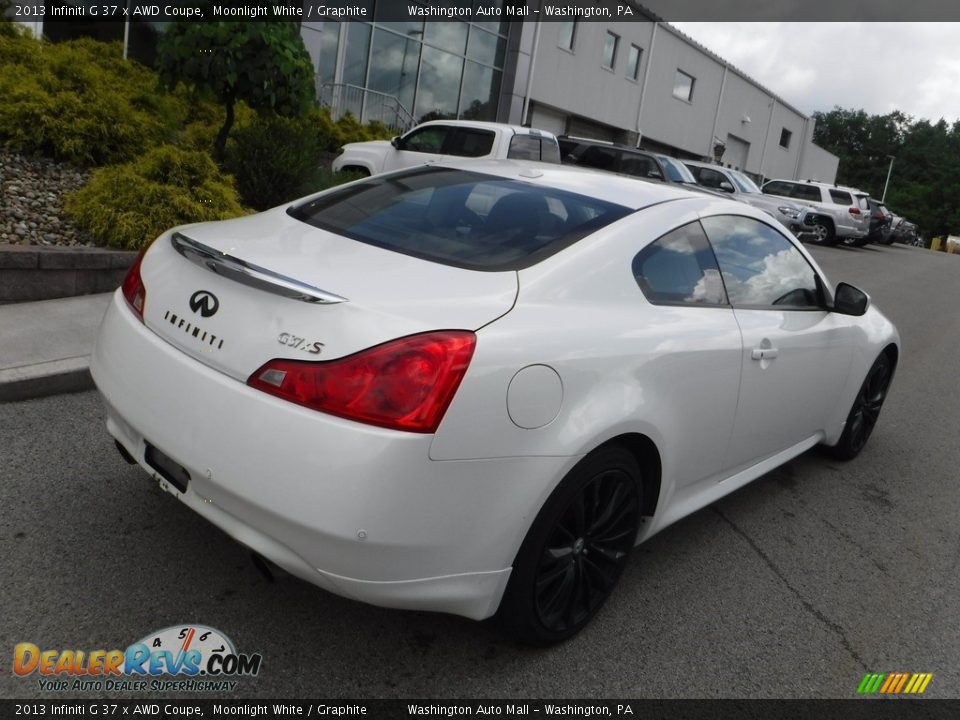 2013 Infiniti G 37 x AWD Coupe Moonlight White / Graphite Photo #17