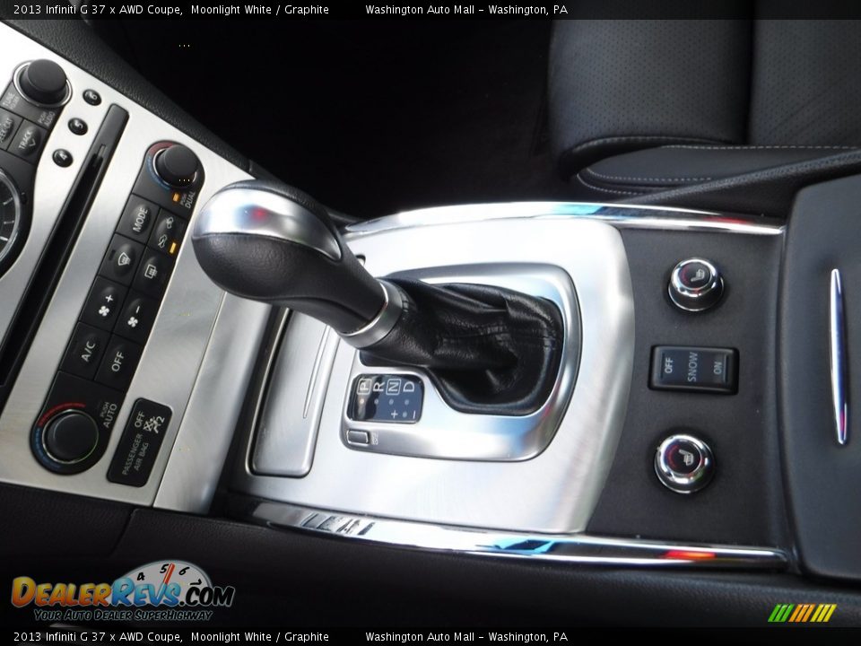 2013 Infiniti G 37 x AWD Coupe Moonlight White / Graphite Photo #27